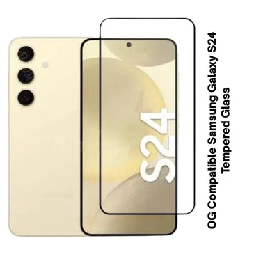 Tempered Glass for Samsung Galaxy S24 (5G) | Full HD Clear Screen Protector | Anti-Scratch Edge-to-Edge Coverage with Easy Installation Kit (Pack Of 1)